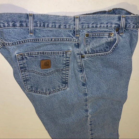 Mens Carhartt Denim Traditional Fit Jeans 40 x 32 - Picture 4 of 8